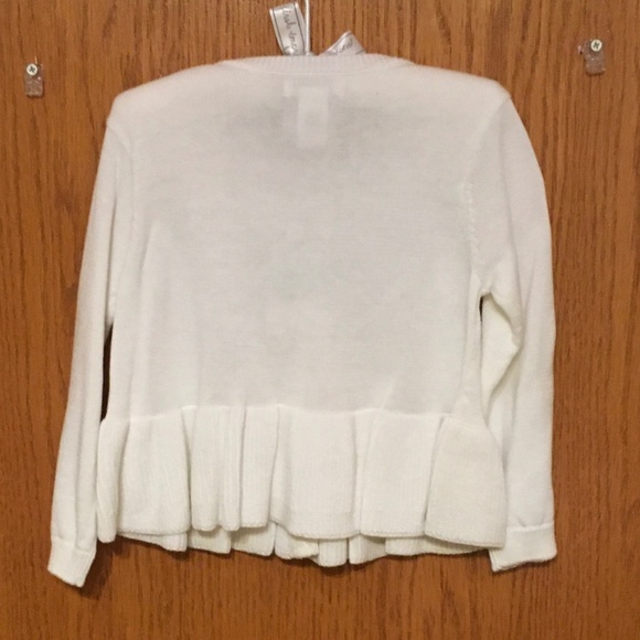 First impression Girl White Long Sleeve Sweater size 18 month, 24 month. - Picture 2 of 5